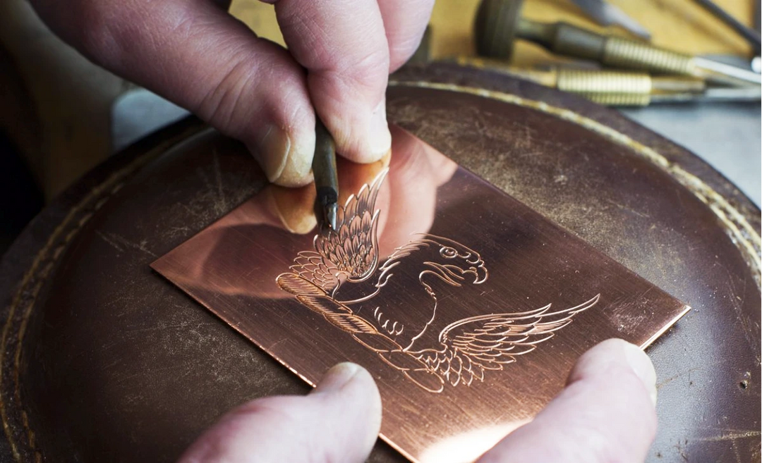 Hand-Engraving Metal