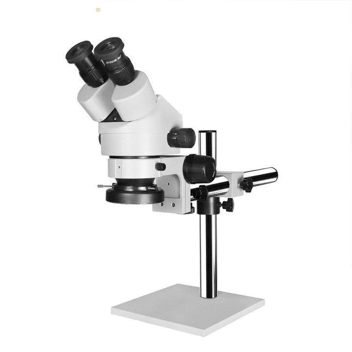 Katway HH-MS02A Binocular Stereoscopic Microscope,Single Arm Boom Stand,7X-90X Magnification