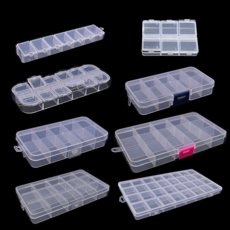 6-28 Compartment Plastic Storage Organizer for Jewelry & Craft Supplies,HH-AA36