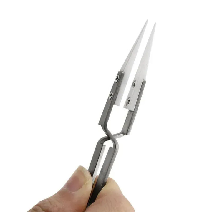 Ceramic Anti-Static Tweezers for Precision Soldering and Electronics Handling,HH-AA19