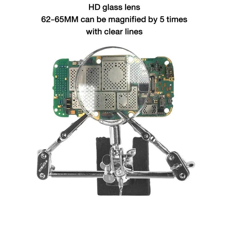 3.5x-12x Magnifying Glass for Welding and Circuit Board Work,HH-AA42