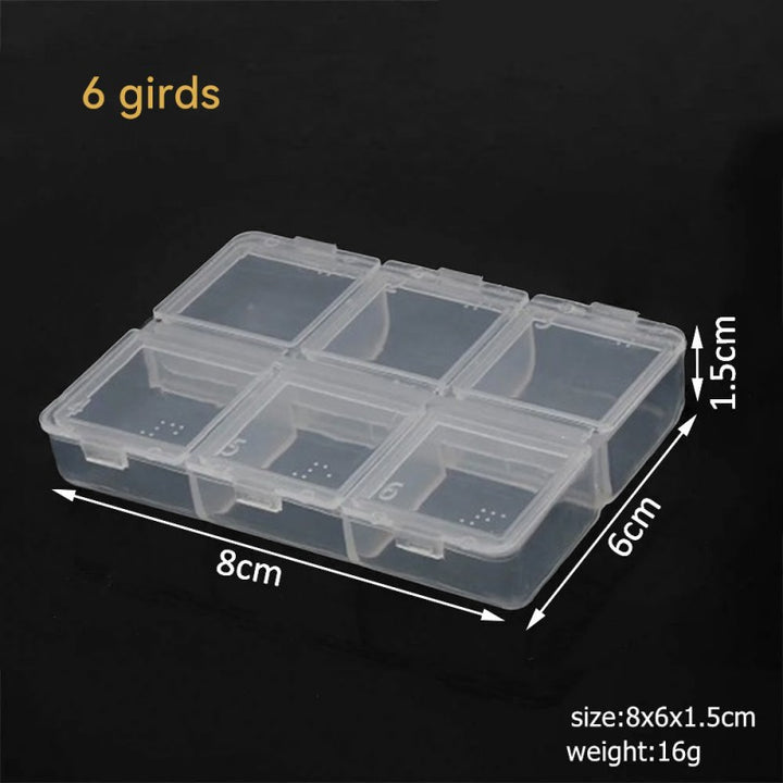 6-28 Compartment Plastic Storage Organizer for Jewelry & Craft Supplies,HH-AA36