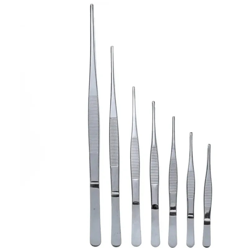  Stainless Steel Medical Tweezers with Straight and Curved Tips for Precision Handling,HH-AA28