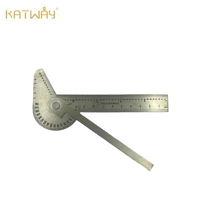 Stainless Steel Multifunctional Double Arm Protractor Center Positioning Gauge, HH-GR06