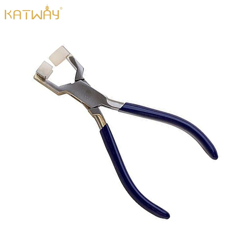 Flat-Mouth Plastic-Nosed Pliers for Wire Winding, HH-BP07