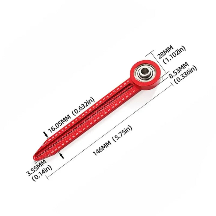 Precision Circular Scribe Gauge for Woodworking and Marking Measurements,HH-AA89