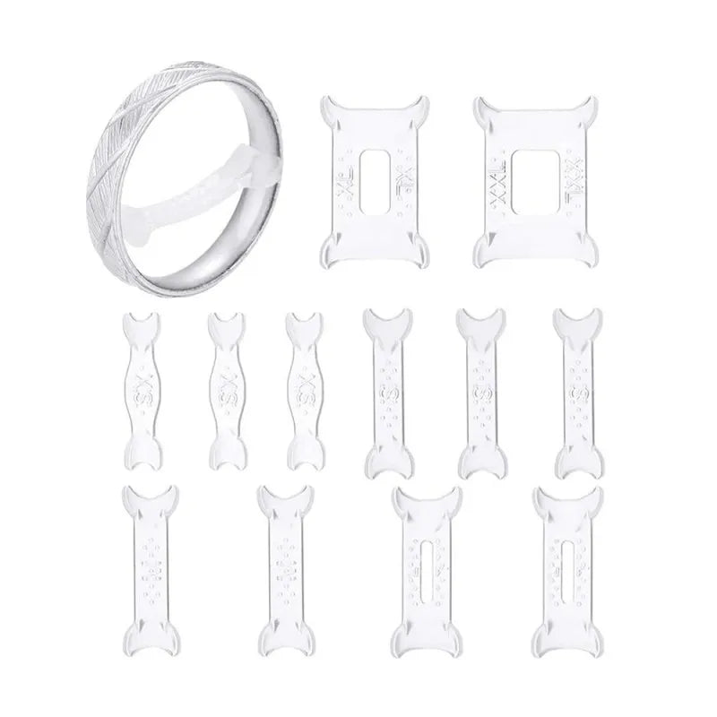 12PCS Ring Size Adjuster Set with Fixed Reduction Pads for Ring Resizing，HH-AA73