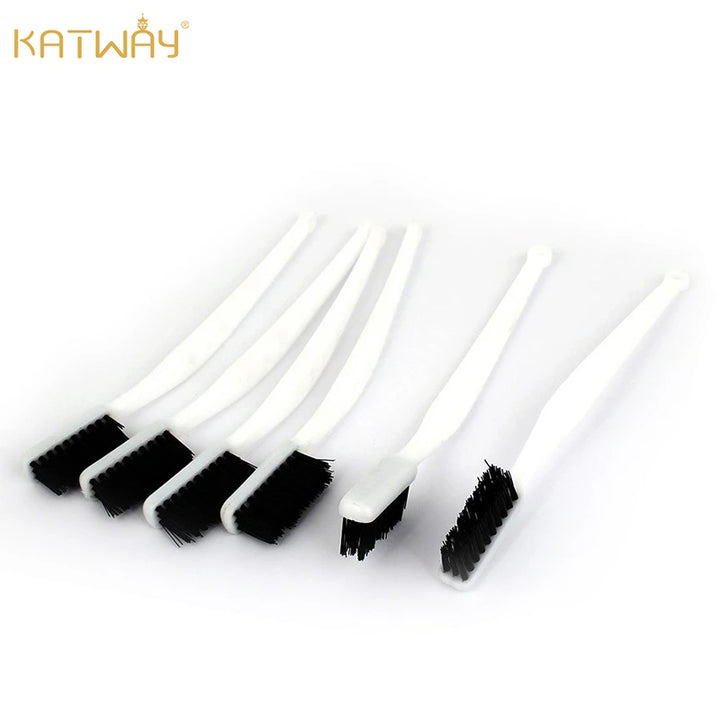 Long White Plastic Handle Nylon Wire Cleaning Brush 6PCS, HH-HB03