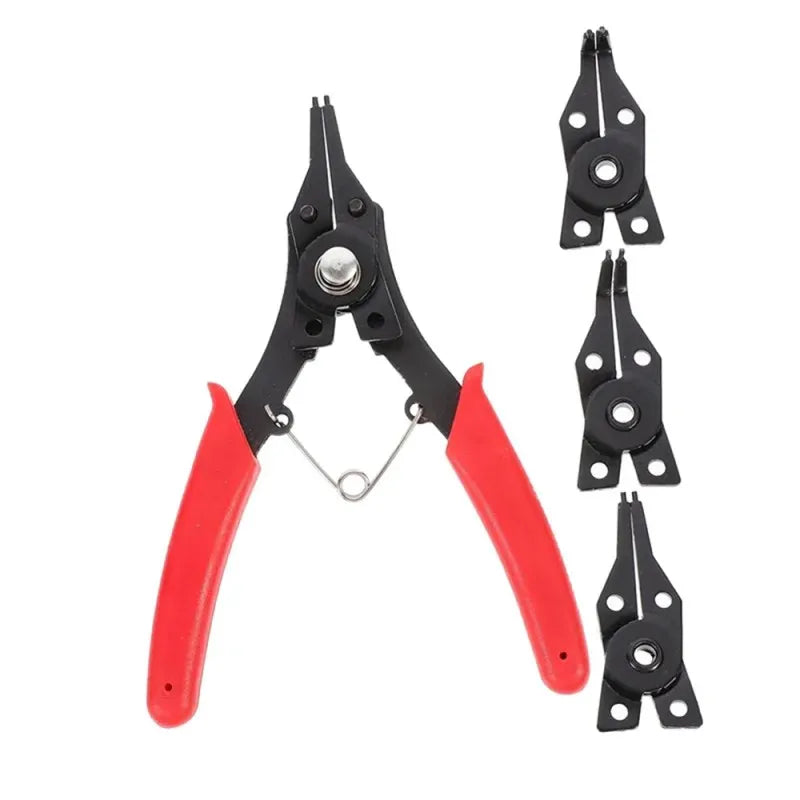 4-in-1 Spring-Loaded Circlip Pliers for Easy Candle Cap and Circlip Removal,HH-AA30