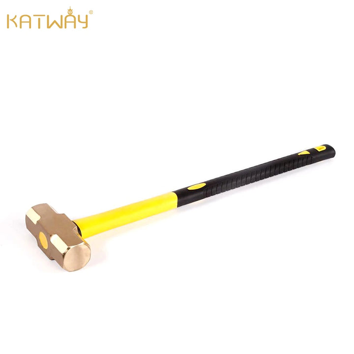 2 Lb. Non-sparking, Non-magnetic Brass Sledgehammer for the Marine Industry, HH-BN04