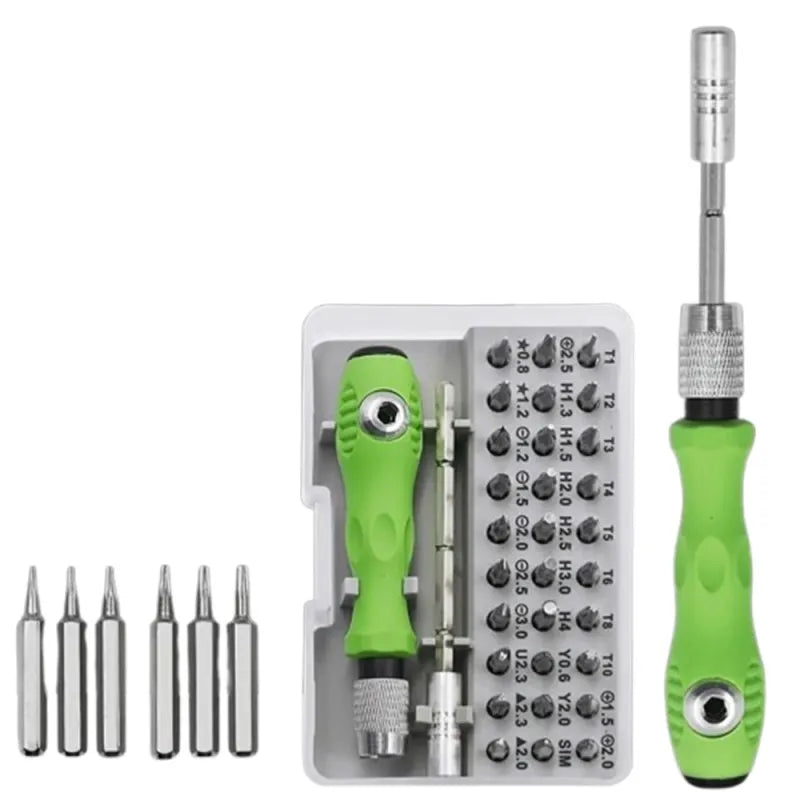 32-Piece Mini Precision Screwdriver Set with Magnetic Tips for Device Repairs,HH-AA38