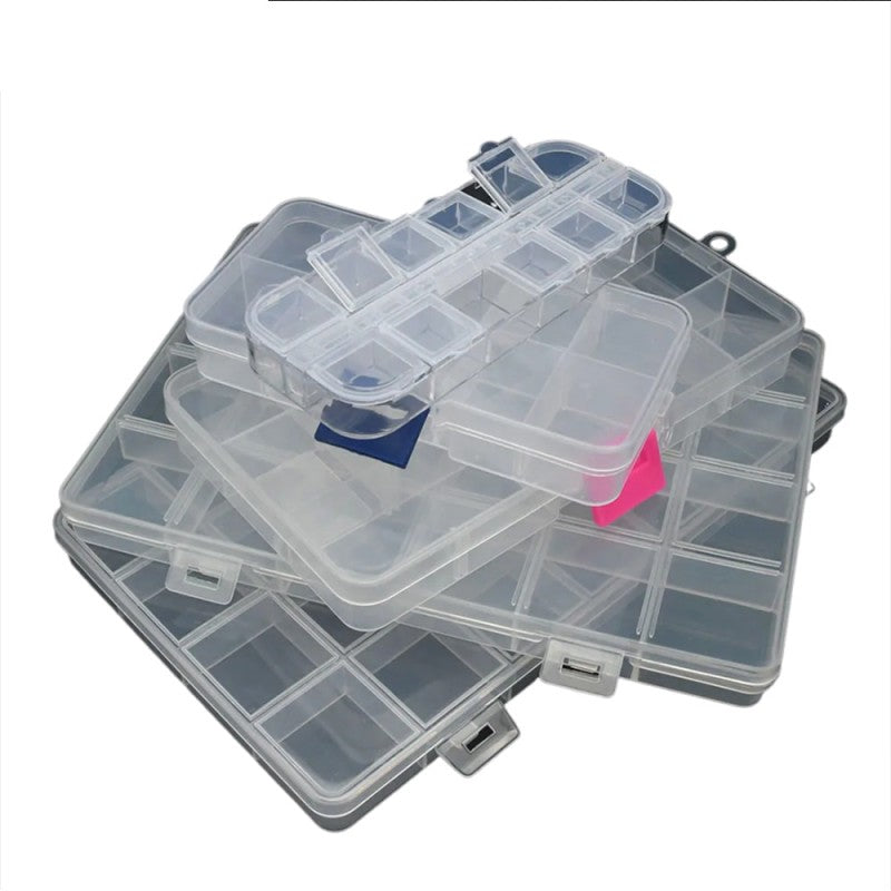 6-28 Compartment Plastic Storage Organizer for Jewelry & Craft Supplies,HH-AA36