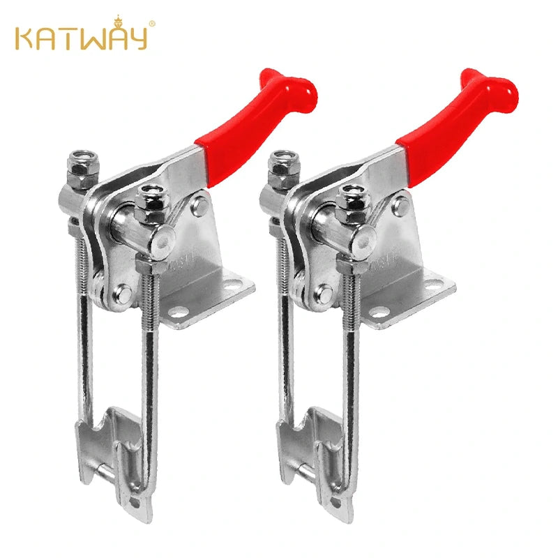 2-Piece Adjustable 90 Degree Vertical U-Clamp with Non-slip Handle, HH-CF08