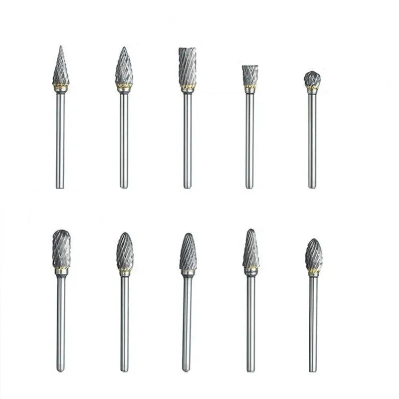 10PCS Tungsten Carbide Burr Set for Precision Woodworking and Grinding,HH-AA53