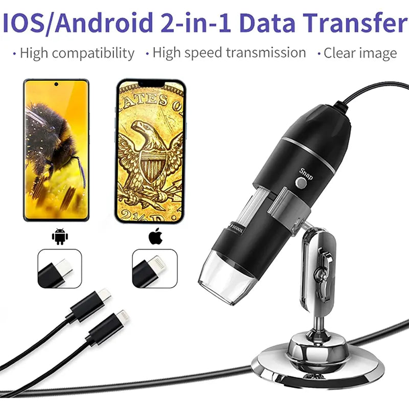 1600x HD Portable Digital Microscope, HH-DM02