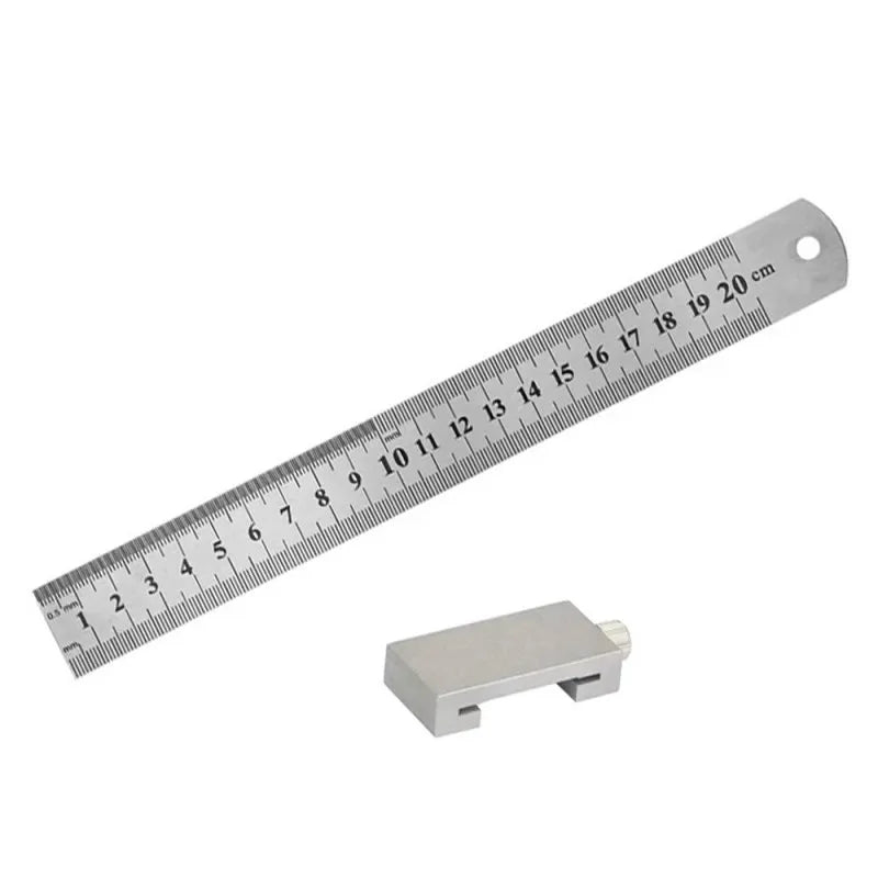 Steel Carpenter's Square with Positioning Block - Precision Measuring and Marking Tool for Woodworking,HH-AA91