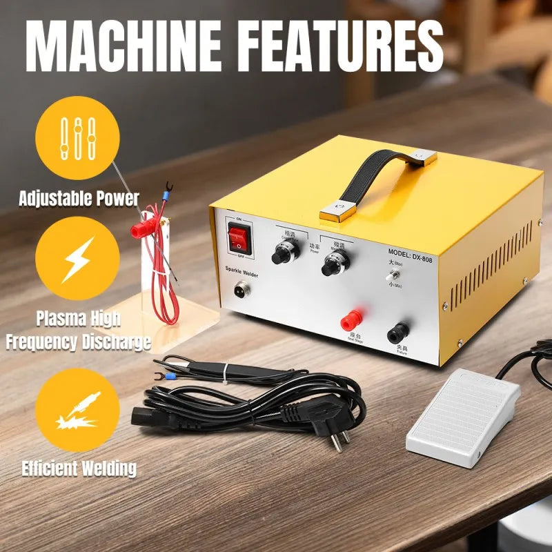 80A Pulse Jewelry Spot Welding Machine for Gold, Silver & Platinum,HH-WD04