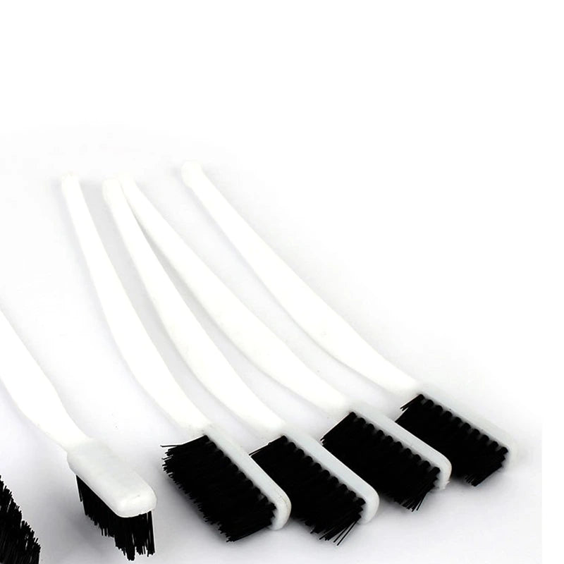 Long White Plastic Handle Nylon Wire Cleaning Brush 6PCS, HH-HB03