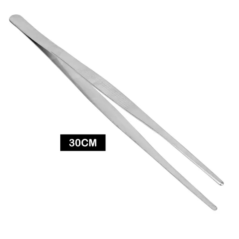 Precision Stainless Steel BBQ Tweezers Tongs, 20cm & 30cm Options,HH-AA69