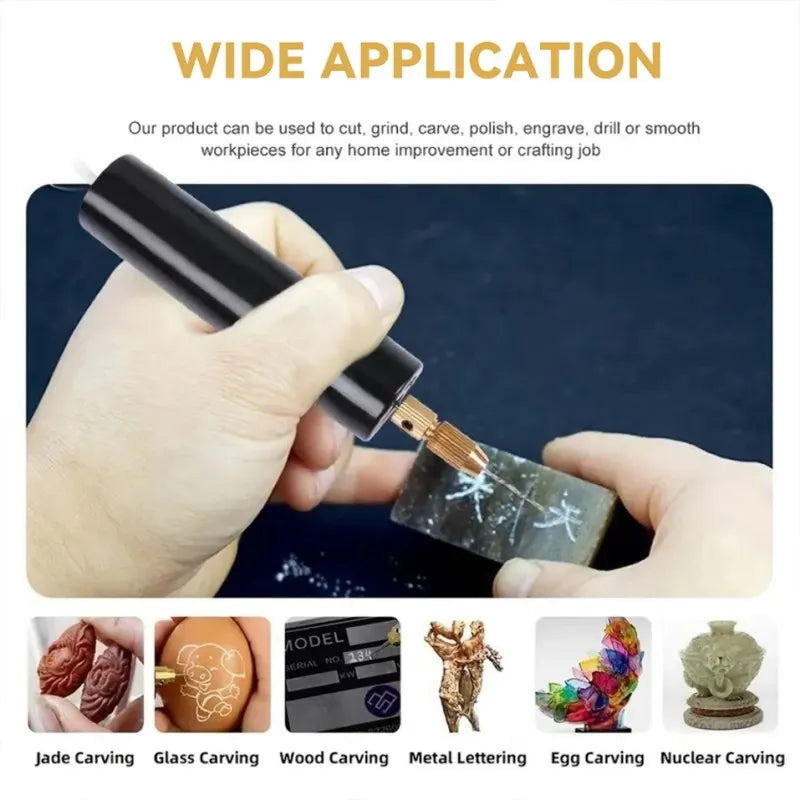 USB-Powered Mini Drill for DIY Resin Jewelry, Woodworking, and Craft Carving Projects,HH-AA27