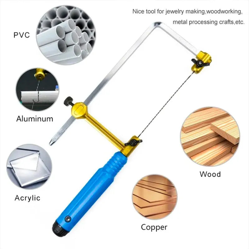 Versatile U-Type Saw Bow with Adjustable Frame and Wooden Handle，HH-AA60