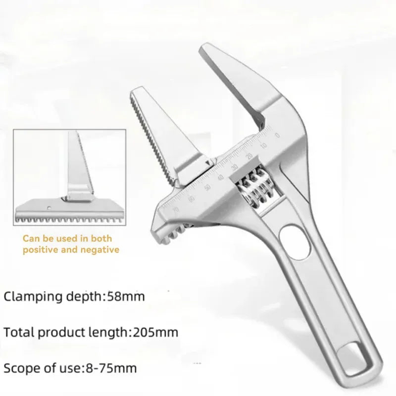 Heavy-Duty Manual Pipe Pliers with Wide Jaw Opening and Compact Handle,HH-AA26