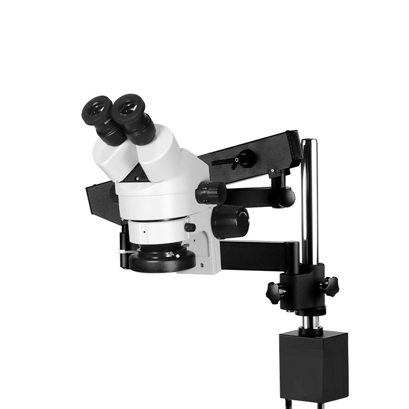 Katway HH-MH01A Binocular Stereoscopic Zoom Microscope, 56-Bulb LED Light,Boom-Arm Stand