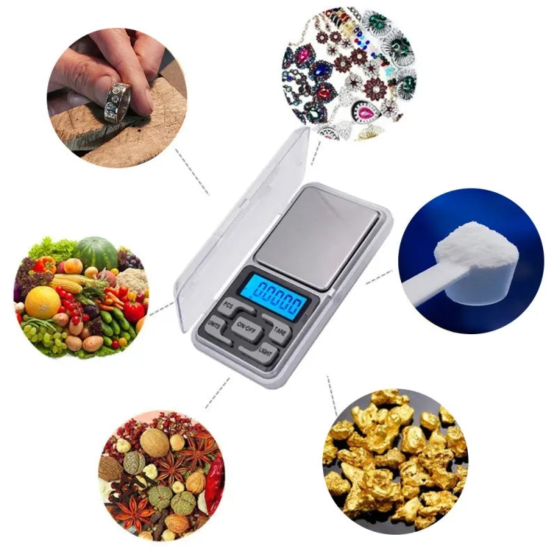 High-Precision 0.01g x 200g Digital Pocket Jewelry Scale with Retail Packaging,HH-AA94