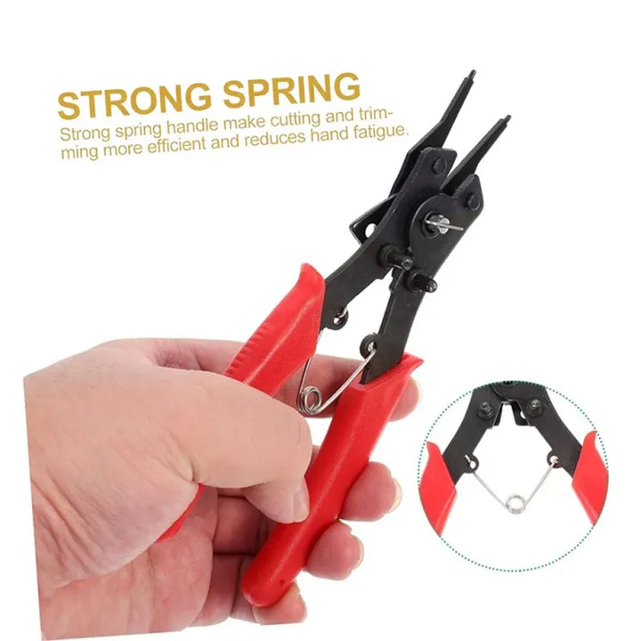 4-in-1 Spring-Loaded Circlip Pliers for Easy Candle Cap and Circlip Removal,HH-AA30