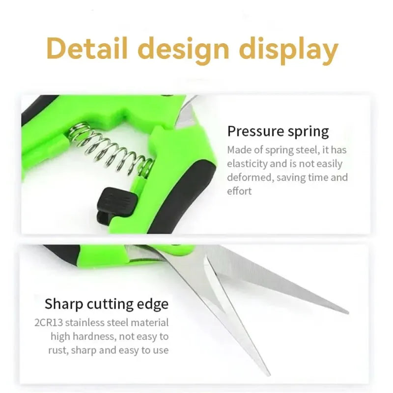 6.5'' Straight Elbow Stainless Steel Shears for Pruning and Trimming,HH-AA57