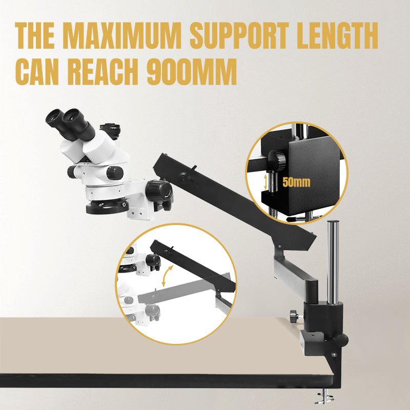 Katway LCD Digital Trinocular Microscope Stereo Zoom,7X-90X Magnification,HH-MH01B