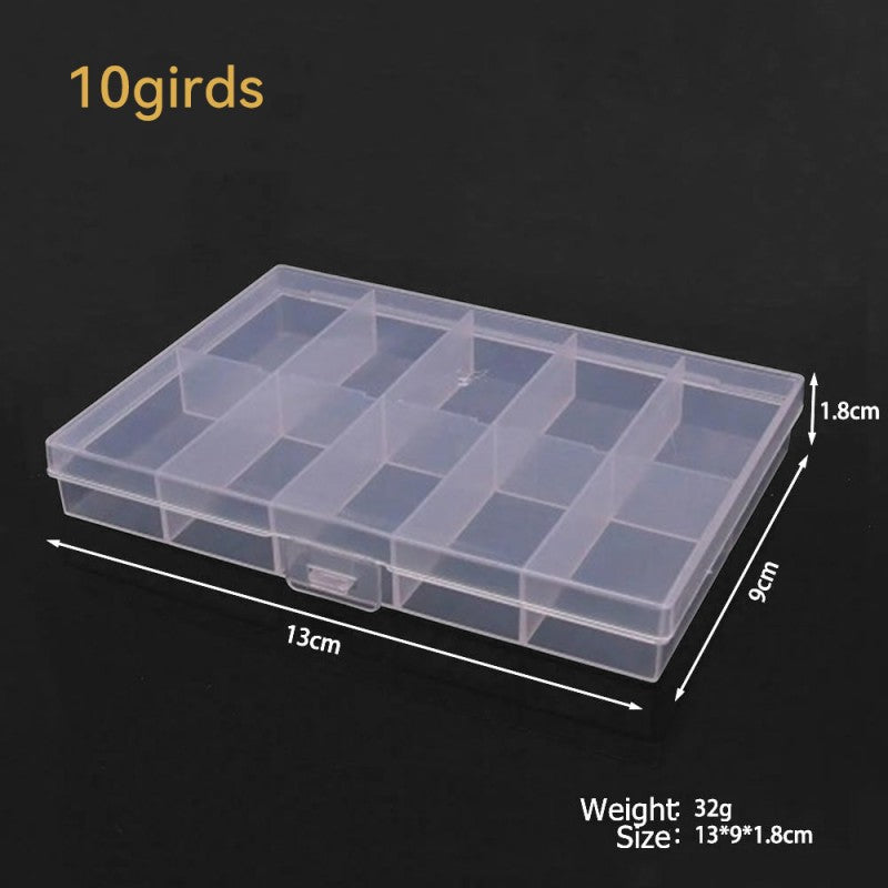 6-28 Compartment Plastic Storage Organizer for Jewelry & Craft Supplies,HH-AA36