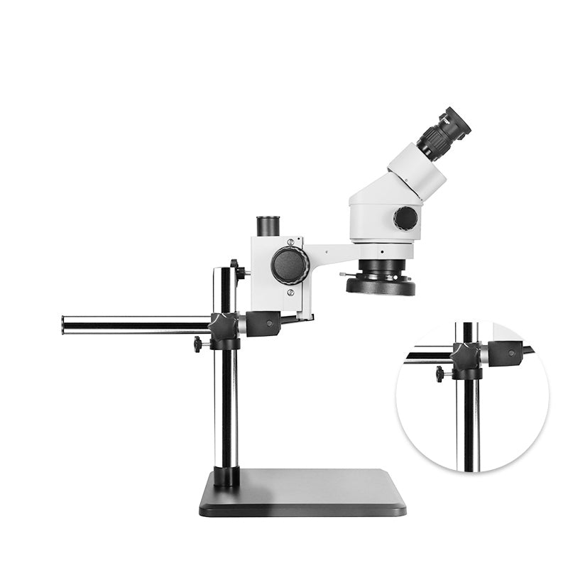 Katway HH-MH03A Binocular Microscope Stereo Zoom,56-Bulb LED Ligh,Boom-Arm Standt,7X-90X Magnification