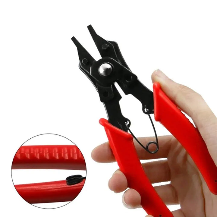 4-in-1 Spring-Loaded Circlip Pliers for Easy Candle Cap and Circlip Removal,HH-AA30