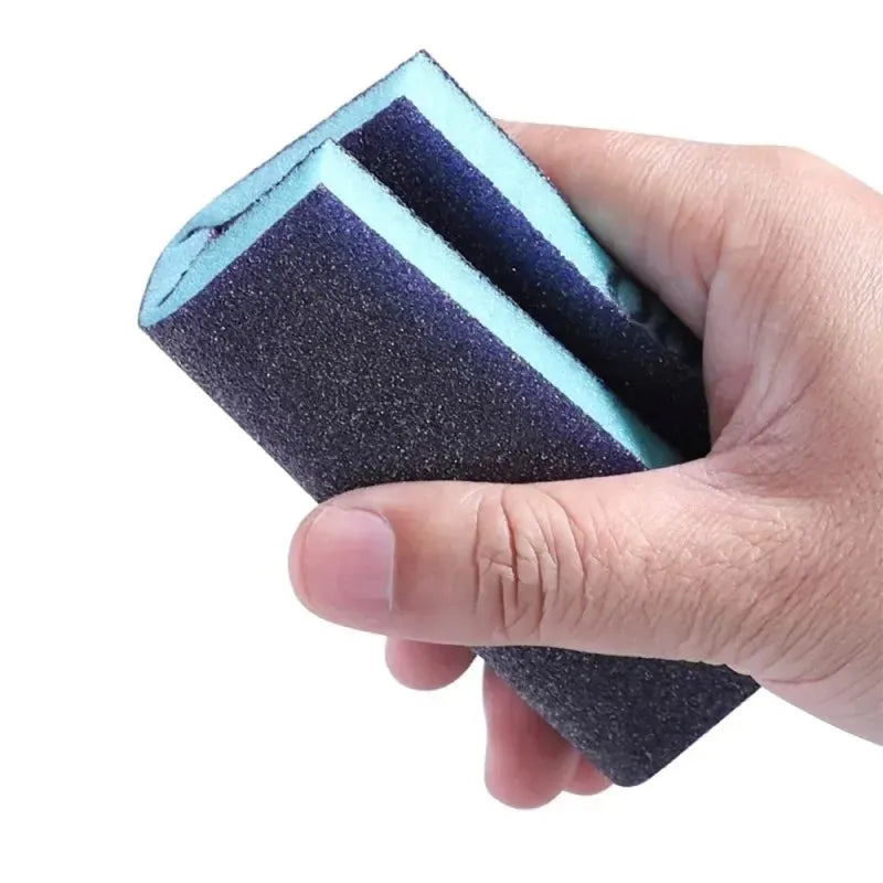 6PCS Reusable Sanding Sponges, 60-320 Grit Wet/Dry Abrasive Blocks for Metal and Wood Polishing,HH-AA96