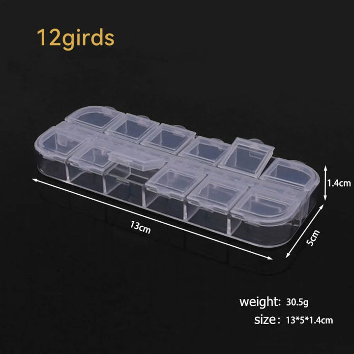 6-28 Compartment Plastic Storage Organizer for Jewelry & Craft Supplies,HH-AA36