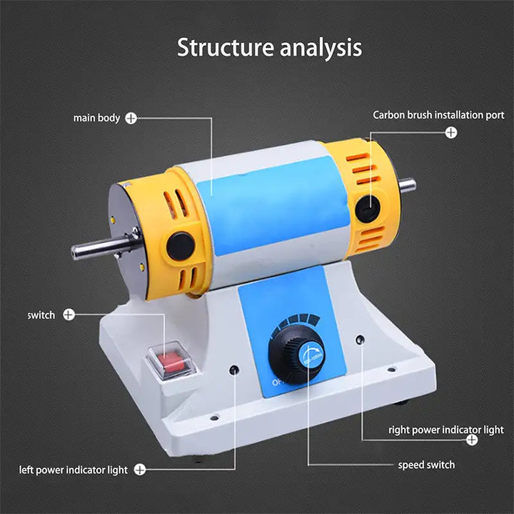 Benchtop Multifunctional Lathe Sander, HH-FM03