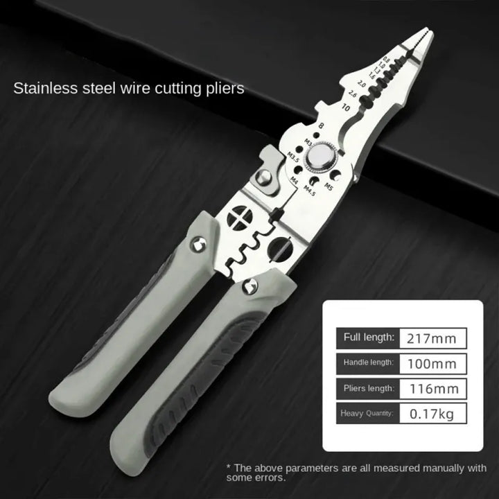 Multifunctional Cutting Pliers Stripping and Crimping Tool for Electricians, HH-FP14