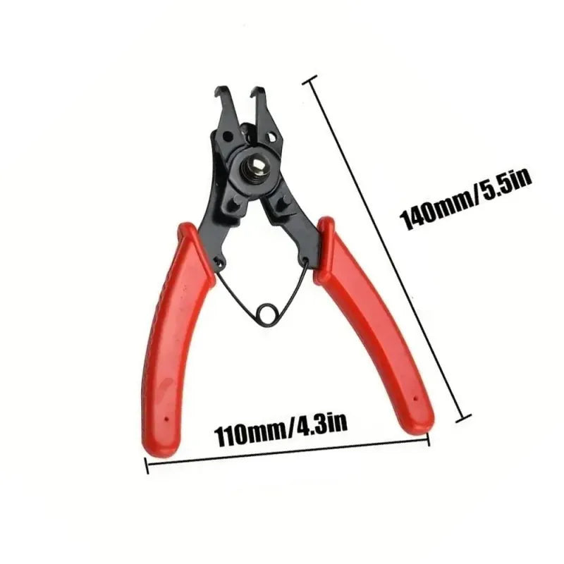 4-in-1 Spring-Loaded Circlip Pliers for Easy Candle Cap and Circlip Removal,HH-AA30