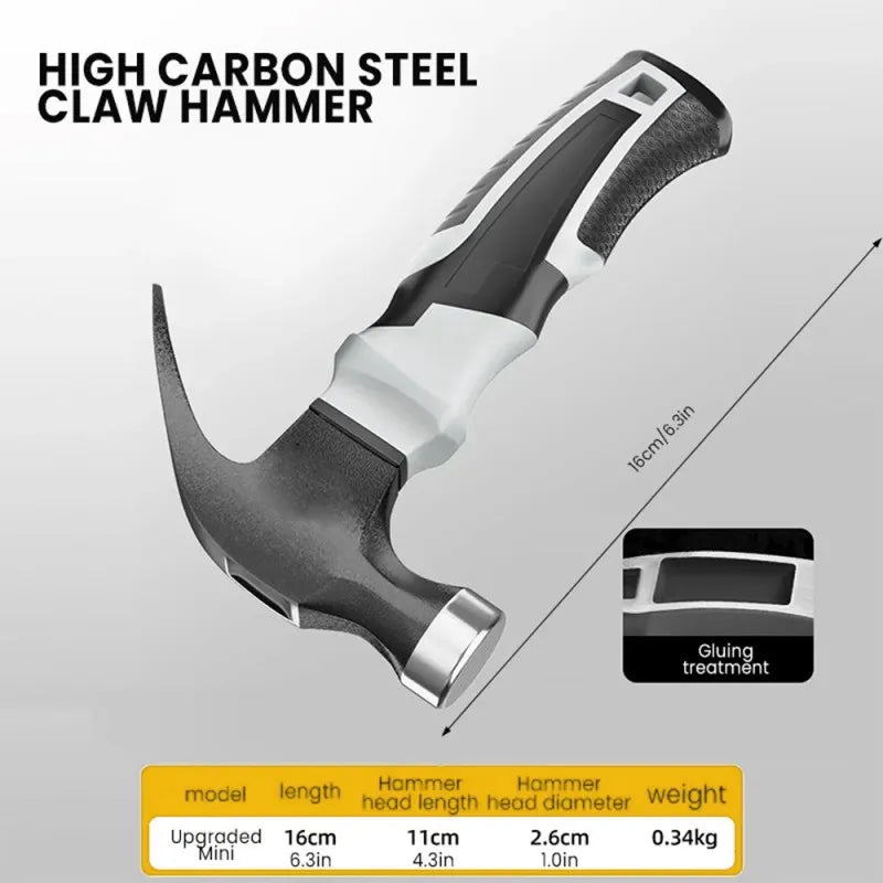 Mini Claw Hammer with Shock-Absorbing and Non-Slip Handle,HH-AA61