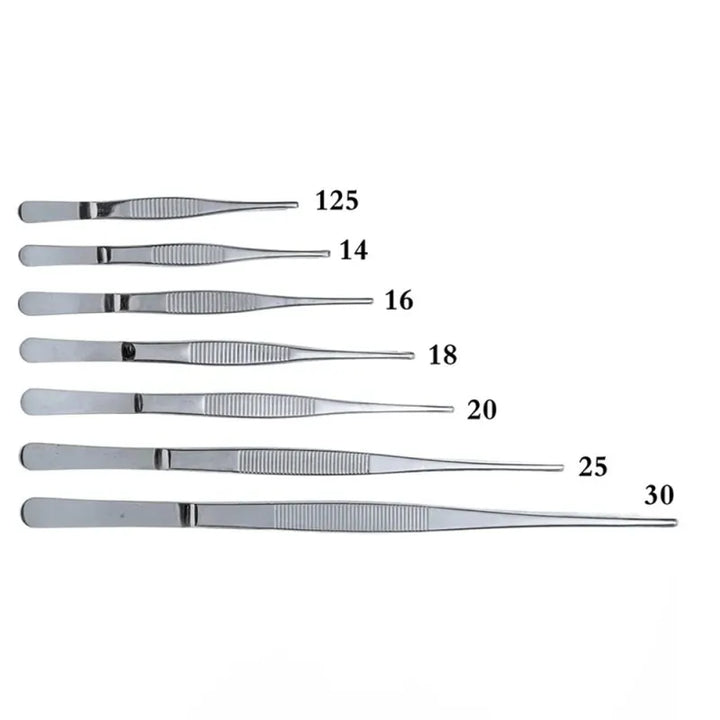  Stainless Steel Medical Tweezers with Straight and Curved Tips for Precision Handling,HH-AA28