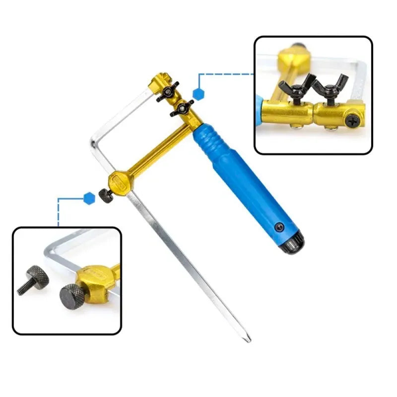 Versatile U-Type Saw Bow with Adjustable Frame and Wooden Handle，HH-AA60