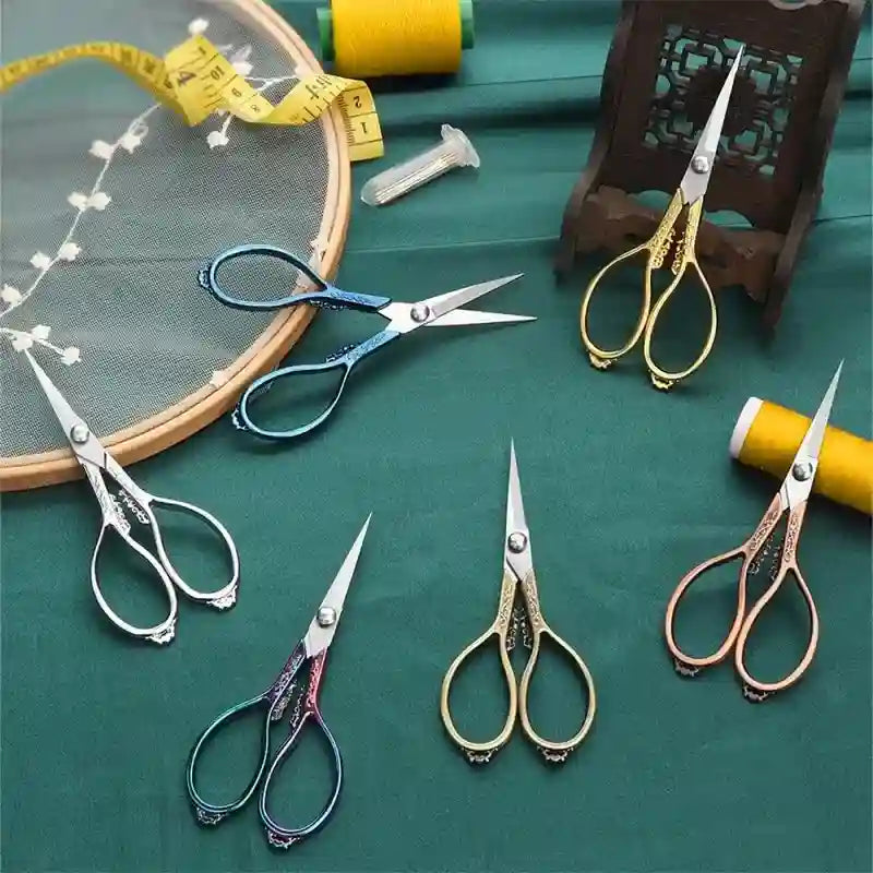 Vintage-Style Cross Stitch Scissors for Sewing and Crafting Enthusiasts,HH-AA58