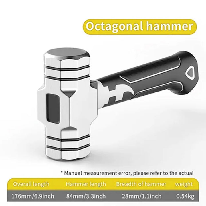 Compact Claw Hammer with Octagonal Head for Woodworking and Nail Tasks,HH-AA63