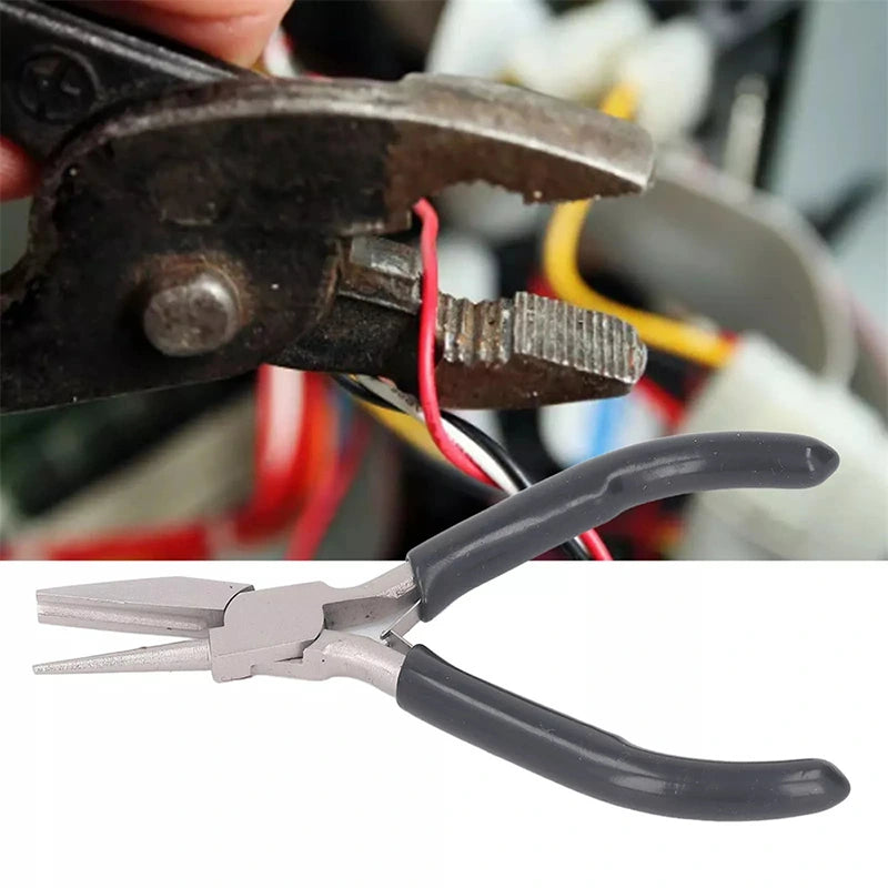 Wire Looping Pliers Half Concave Round Nose Pliers Carbon Steel Winding Tool, HH-JP02