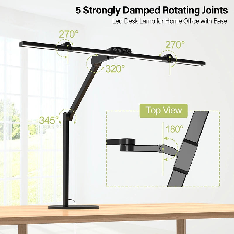 LED Long Arm Base Foldable Desk Lamp, HH-LI05