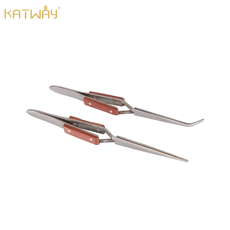 Jewelry Soldering Pointed Straight Curved Tip DIY Craft Tool, HH-TW09