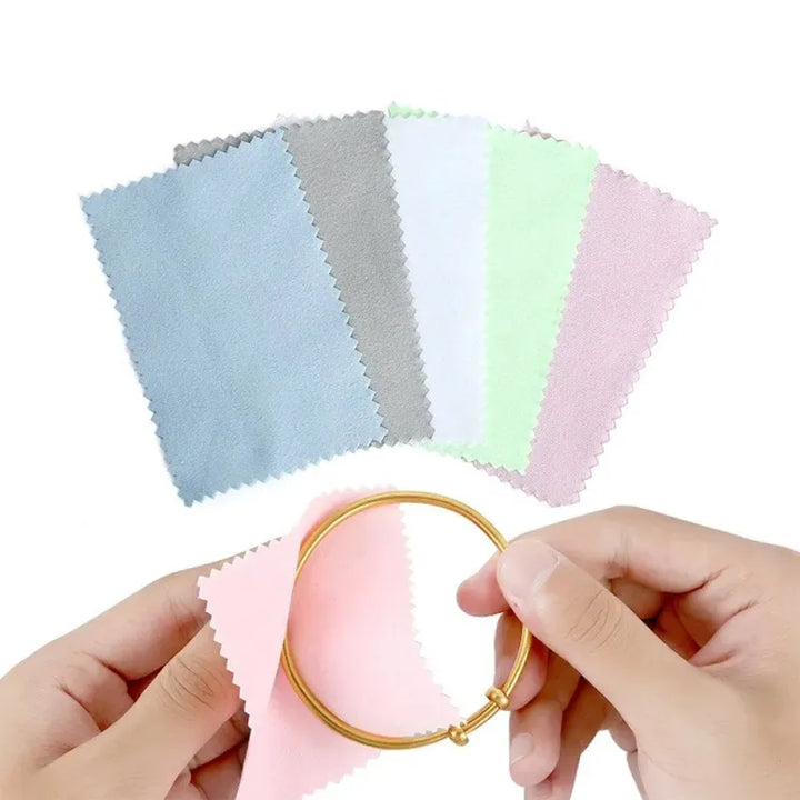 10PCS Anti-Tarnish Polishing Cloths – Perfect for Coins, Watches, and Jewelry,HH-AA100