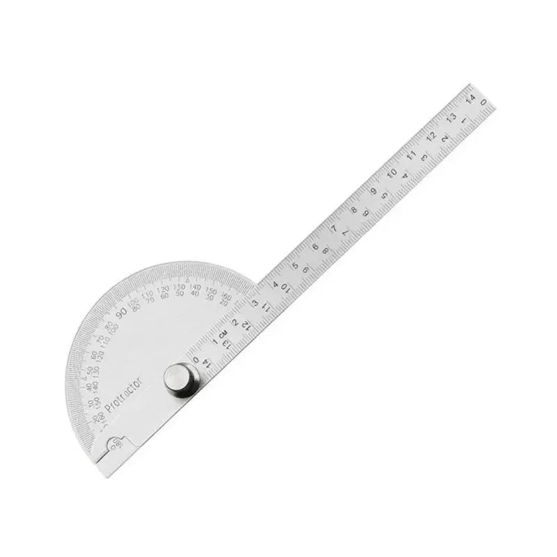 Semi-Circular 180° Protractor Angle Measuring Tool, 14cm Carpenter Divider Ruler,HH-AA90