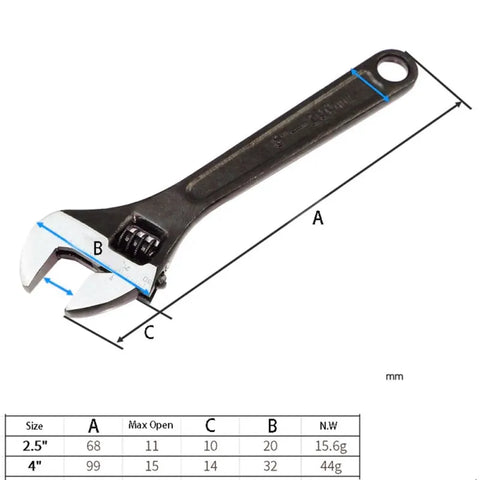Universal crescent wrench-8